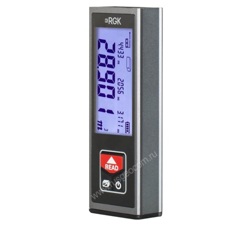 Комплект лазерного дальномера RGK D40 и термометра AMO T105