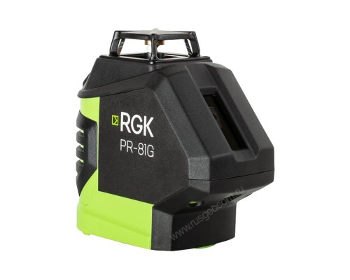 Комплект: лазерный уровень RGK PR-81G + штатив RGK LET-150