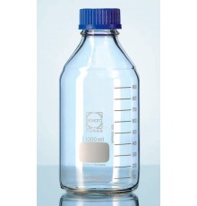 Бутыль DURAN Group 15000 мл, GL45, с крышкой и сливным кольцом, бесцветное стекло