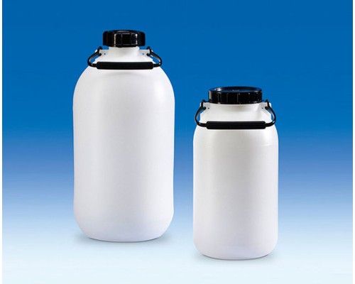Бутыль VITLAB для хранения без крана, широкогорлая, 5000 мл, PE-HD