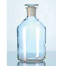 Бутыль DURAN Group 500 мл, NS24/29, узкогорлая, с пробкой, бесцветное силикатное стекло
