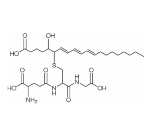 Лейкотриен C3 ~ 50 мкг / мл в метаноле: воде (7: 3), содержащем 17 мМ ацетатный буфер, доведенный до pH 5,4 с помощью NH4OH, 97% (ВЭЖХ) Sigma L3776