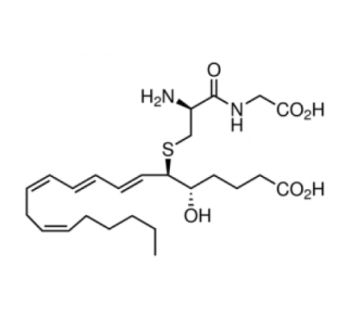 Лейкотриен D4 ~ 50 мкг / мл (в буфере метанол / ацетат аммония, 70:30, pH 5,6), 97% Sigma L5011