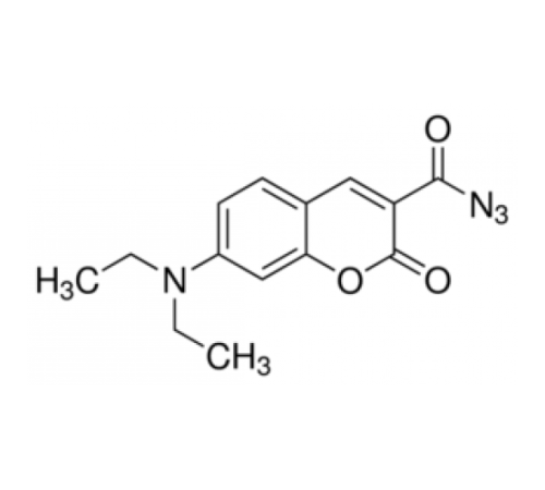 7- (Диэтиламино) кумарин-3-карбонилазид BioReagent, подходящий для флуоресценции, 95% (ВЭЖХ) Sigma 31755